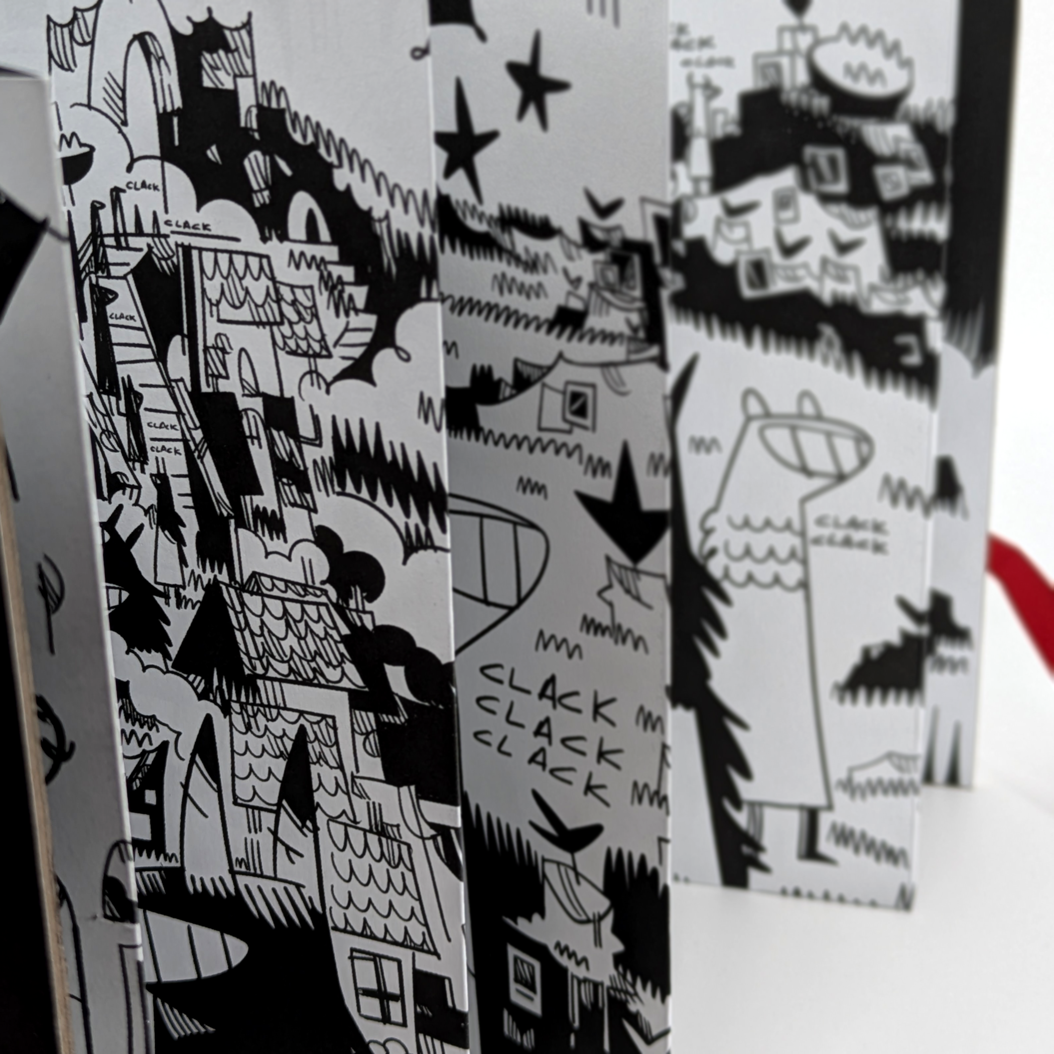 CLACK CLACK CLACK! Accordian Comic Book