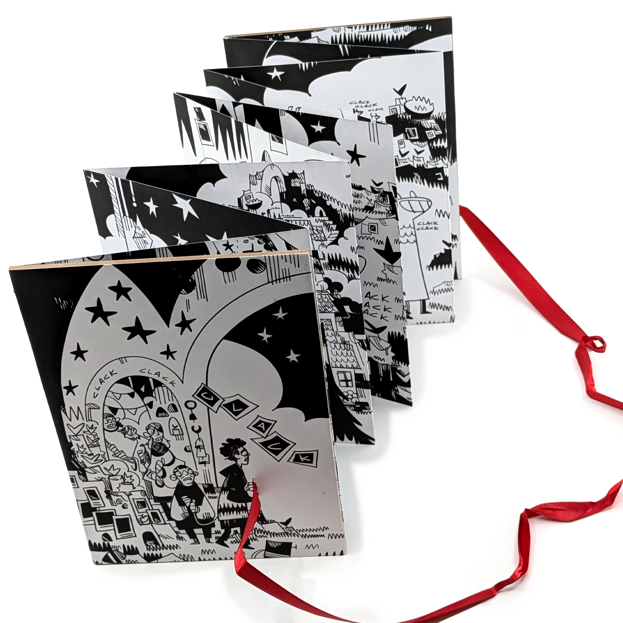 CLACK CLACK CLACK! Accordian Comic Book