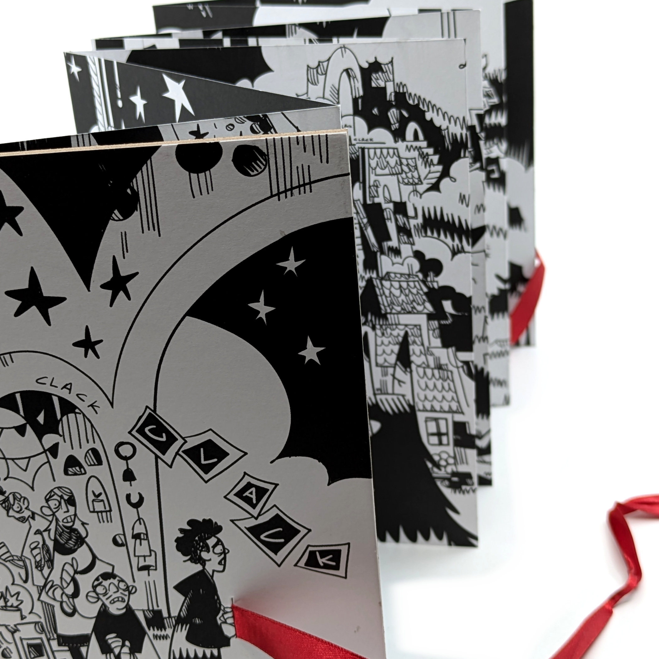 CLACK CLACK CLACK! Accordian Comic Book
