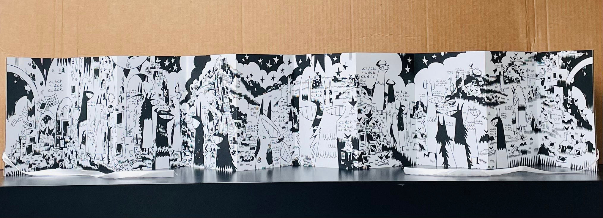 CLACK CLACK CLACK! Accordian Comic Book