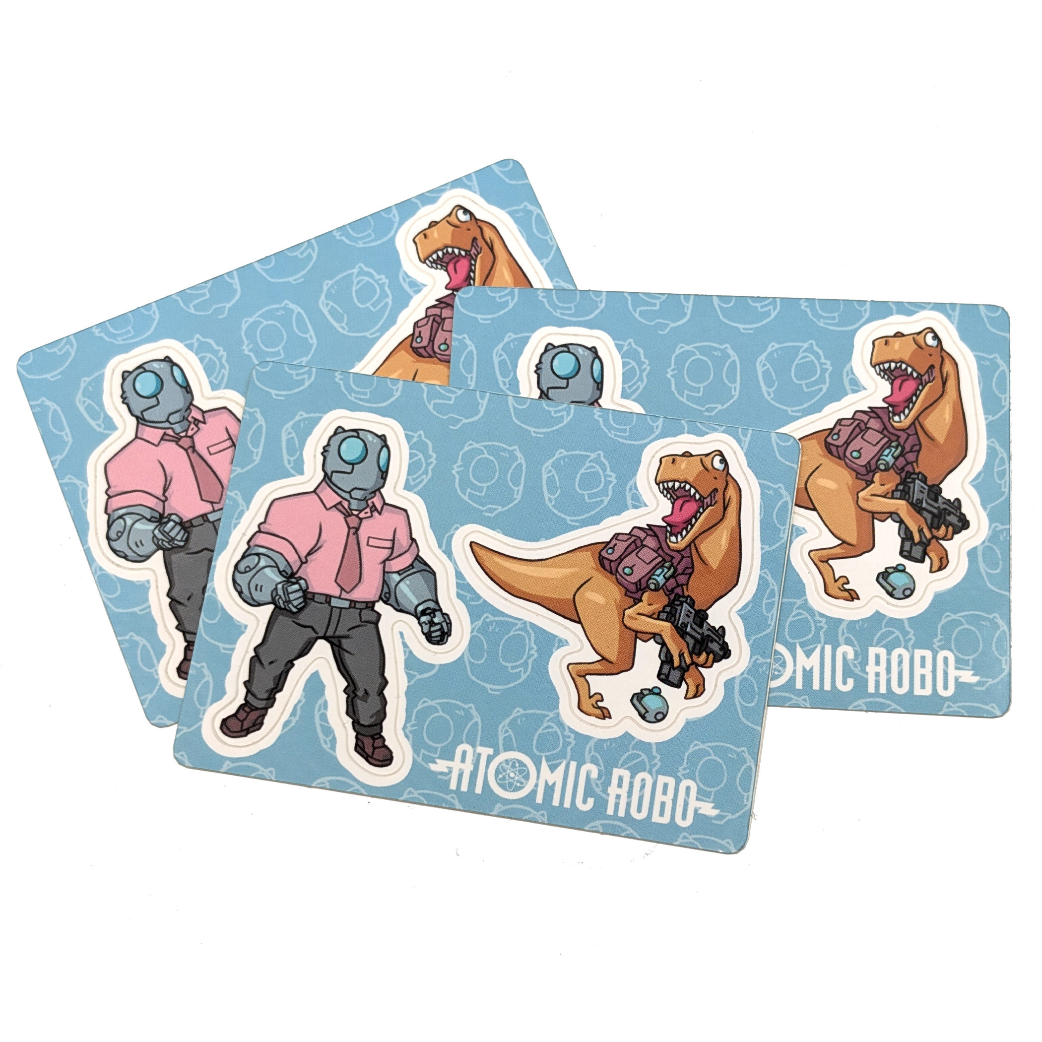 Atomic Robo and Dr. Dinosaur Sticker Sheet