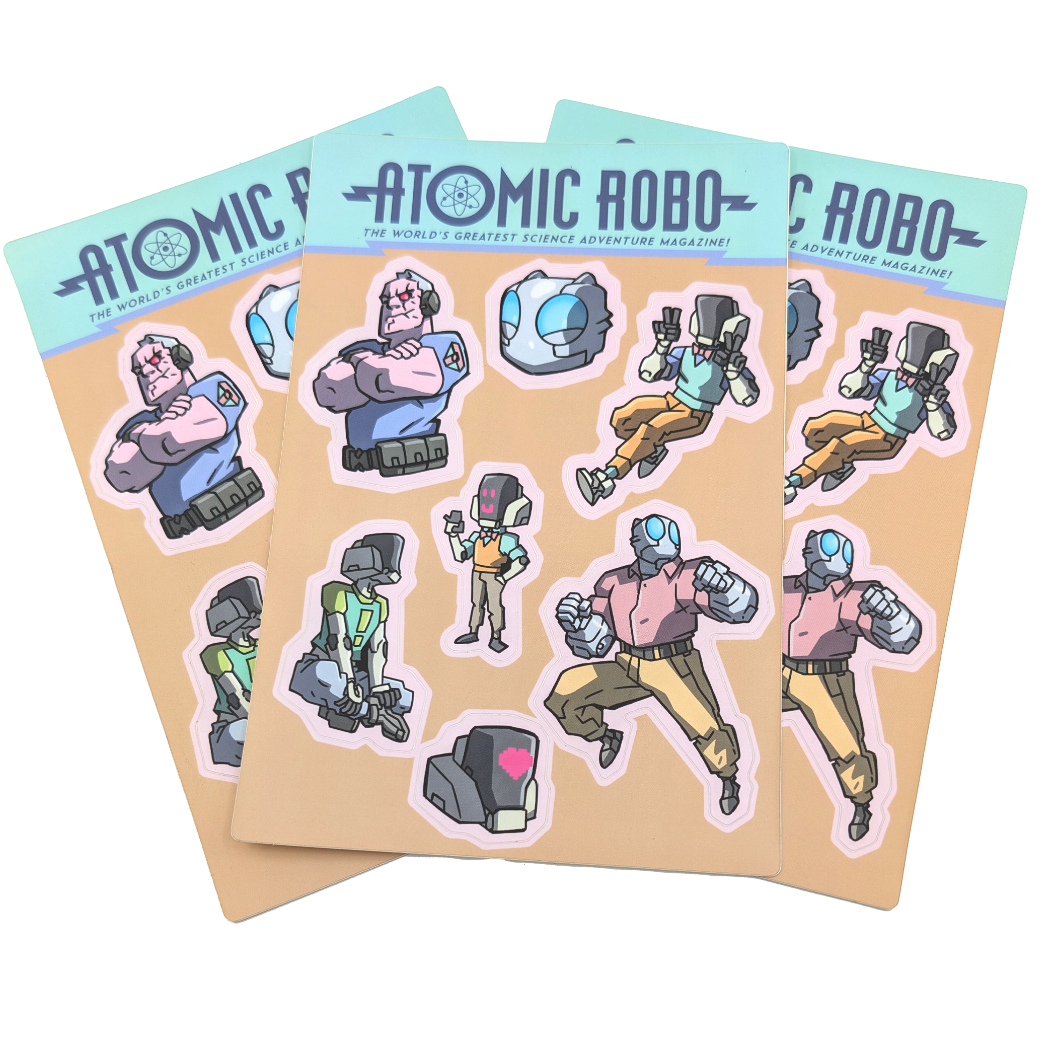 Atomic Robo 2020 Sticker Sheet