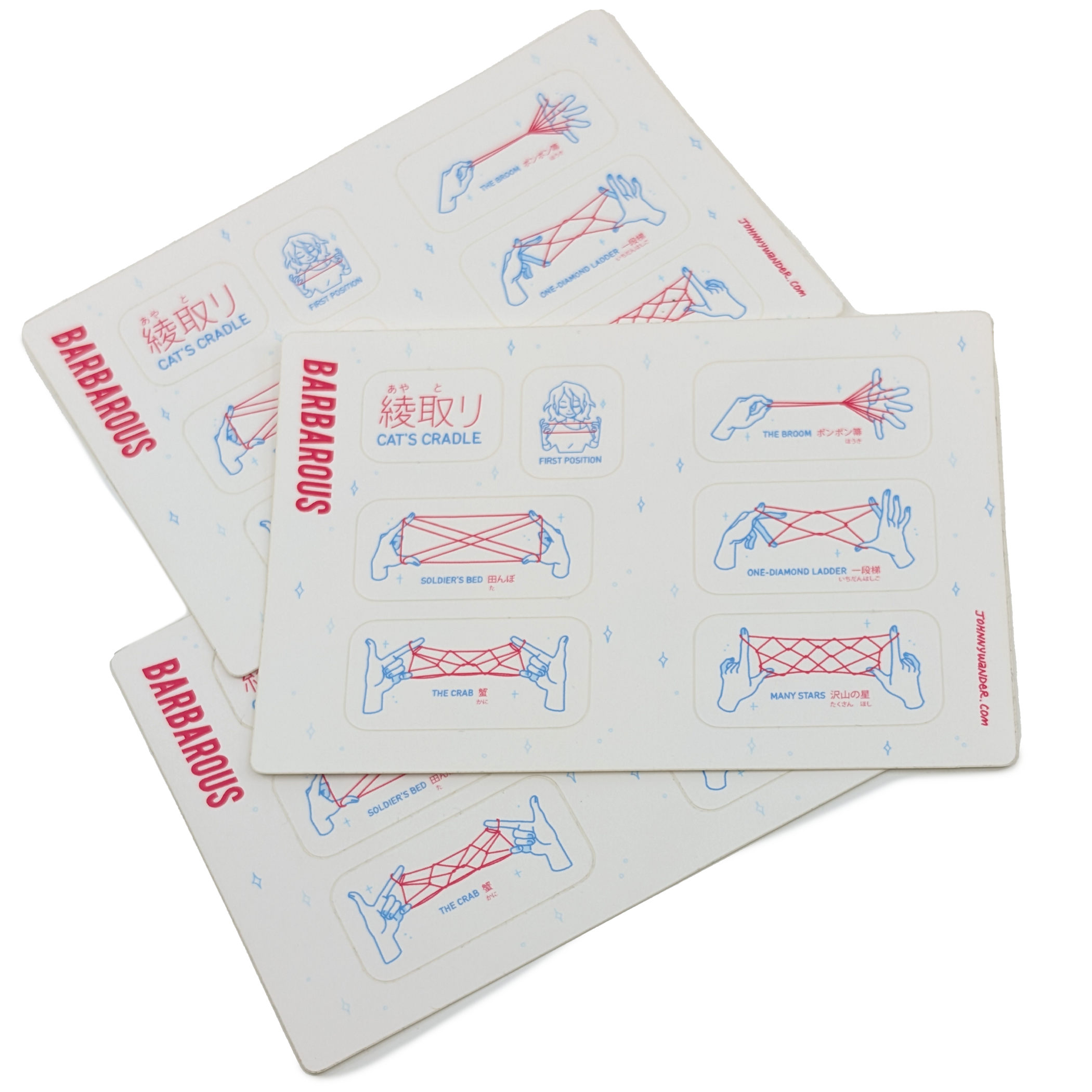 Cats Cradle Sticker Sheet