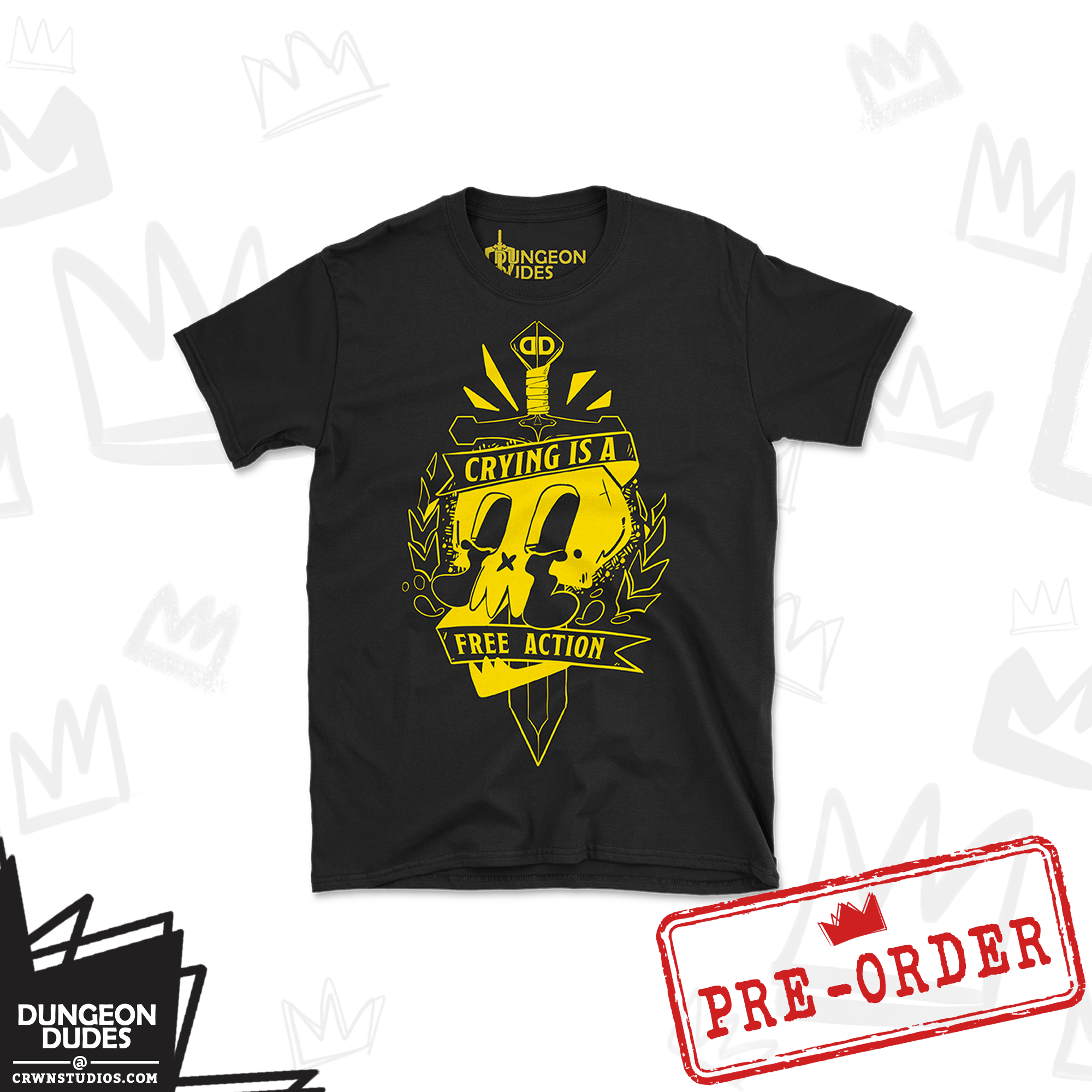 Crying is a Free Action